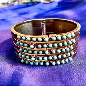 Multi Stone Cuff Bracelet